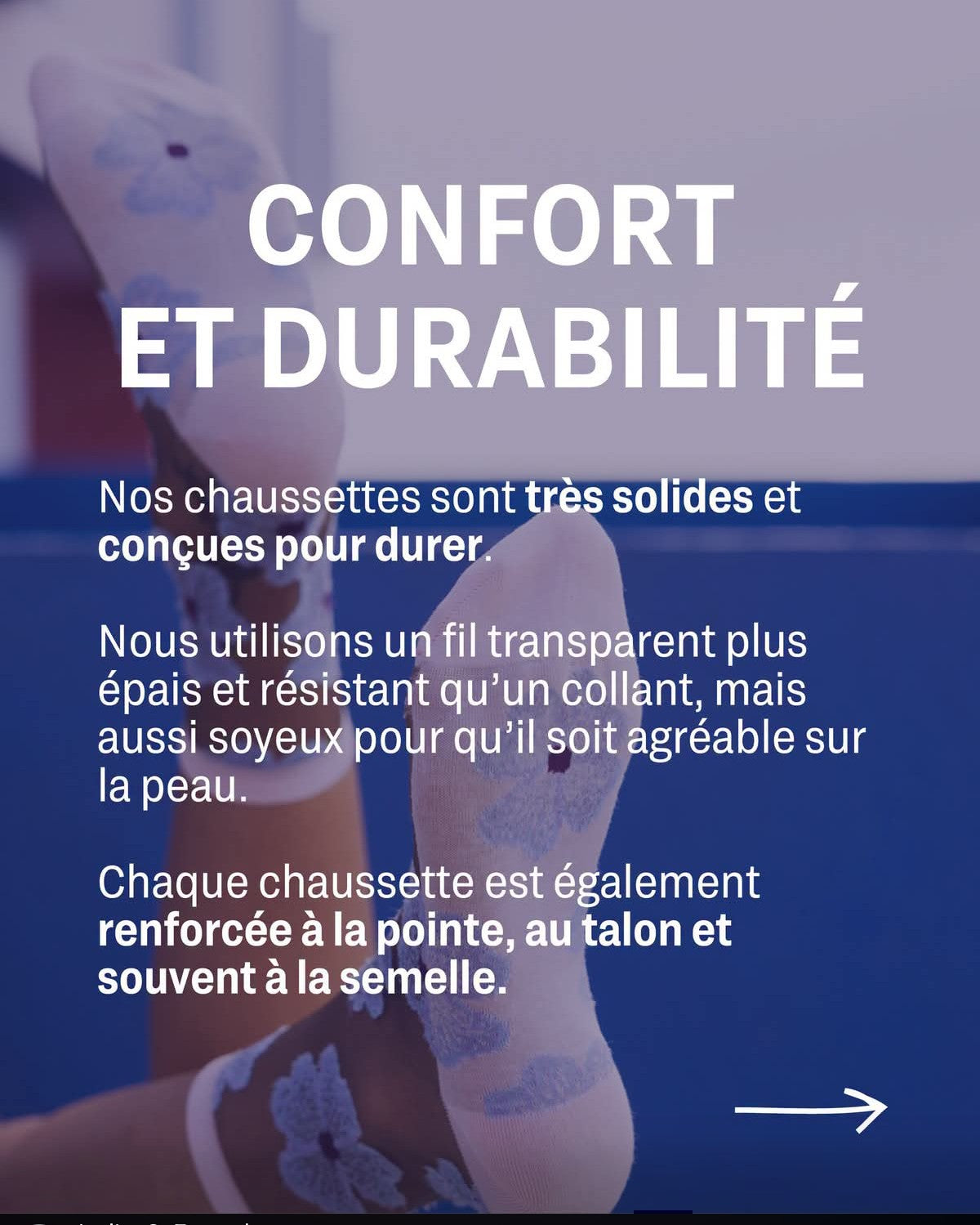 CHAUSSETTES ST EUSTACHE - Rose poudre