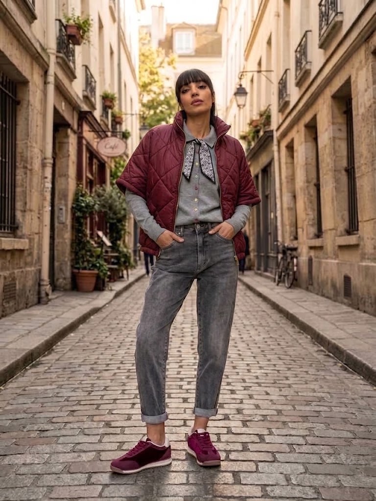 VESTE PATY - Bordeaux