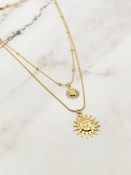 COLLIER Double Sun
