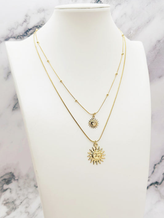 COLLIER DOUBLE SOLEIL