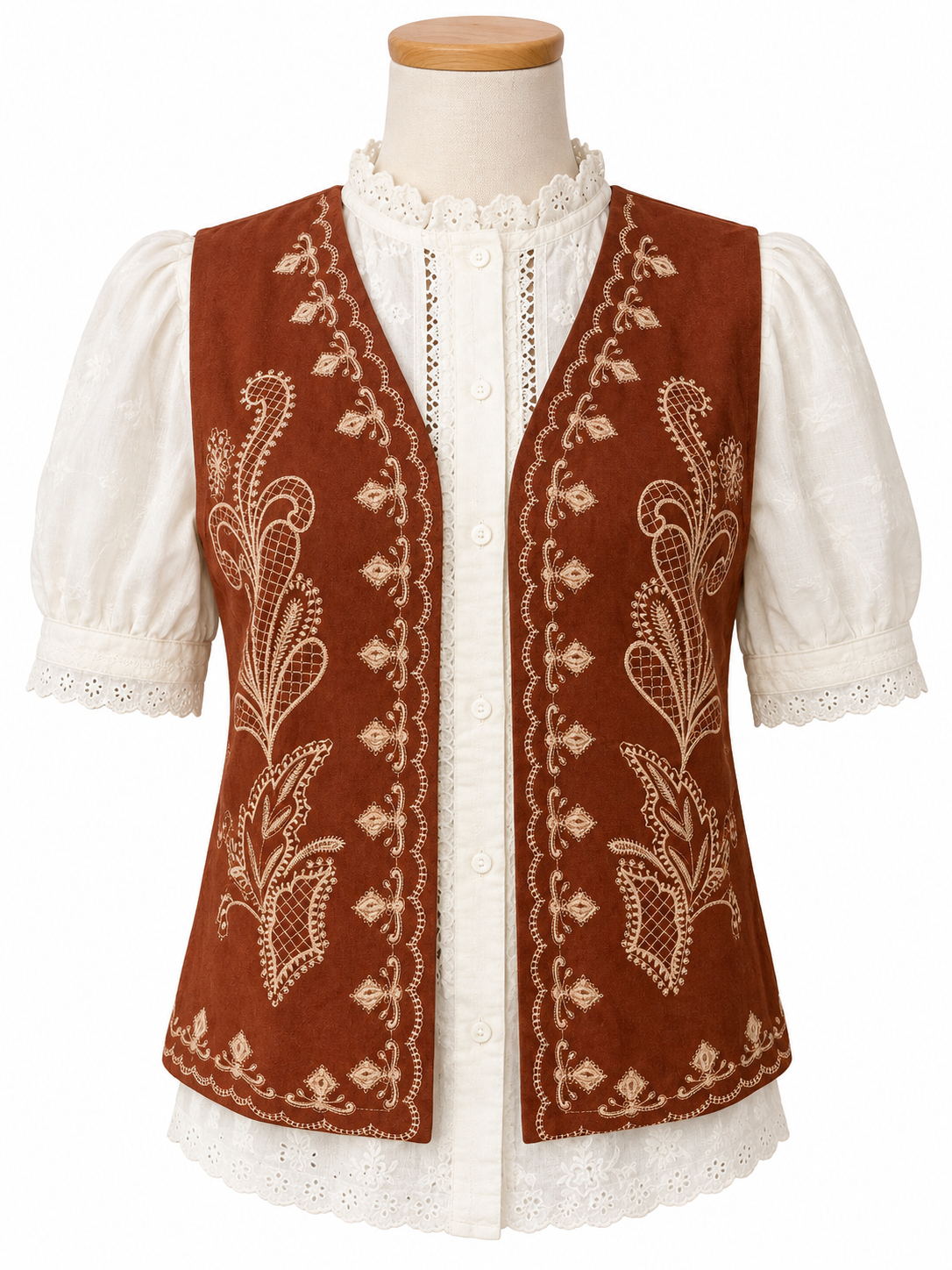 GILET BEA - Camel