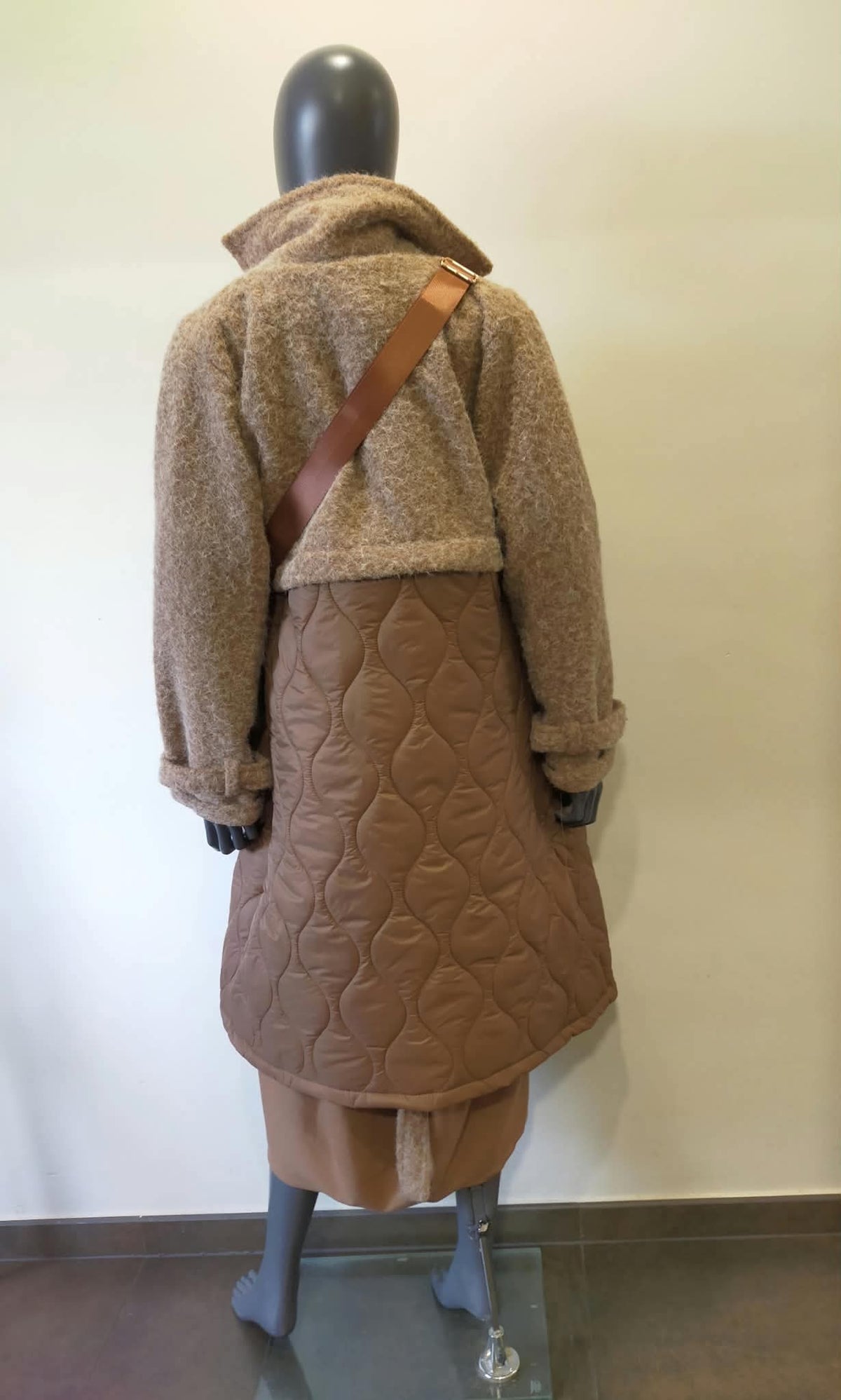 DESTOCK- MANTEAU Bi-matière