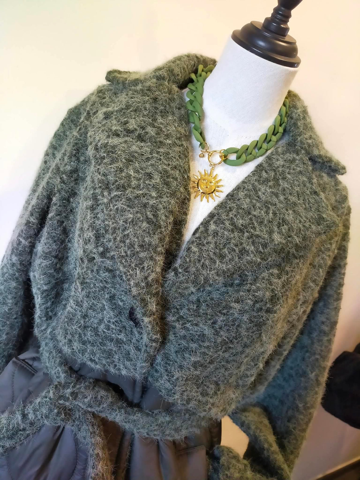 DESTOCK- MANTEAU Bi-matière