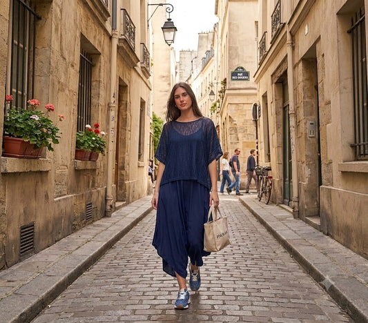 COMBINAISON LISA -Bleu marine